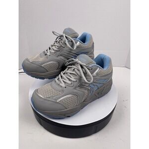 Xelero Women's Matrix One Mesh Walking Athletic Shoes Lt Silver Lt Blue Size 7D